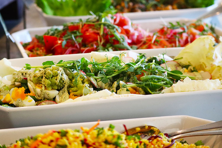 Brunchbuffe på Långholmen