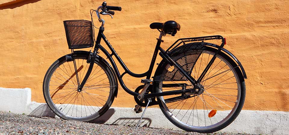 Cykel på Långholmen i Stockholm