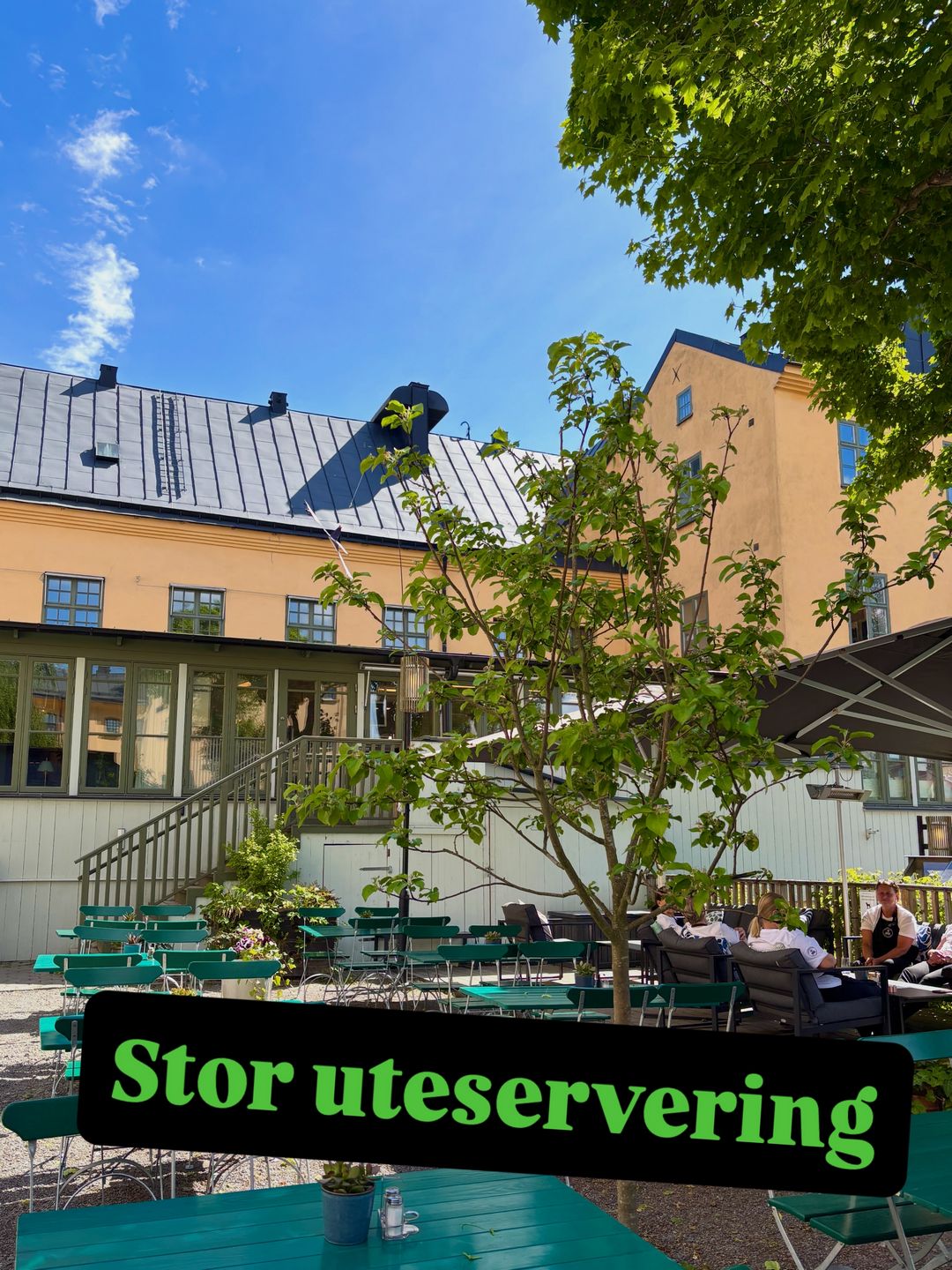 Välj sol eller skugga i parken